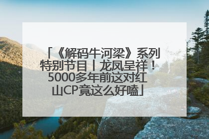 《解码牛河梁》系列特别节目丨龙凤呈祥！5000多年前这对红山CP竟这么好嗑