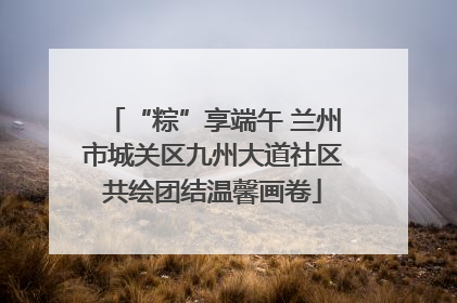 “粽”享端午 兰州市城关区九州大道社区共绘团结温馨画卷