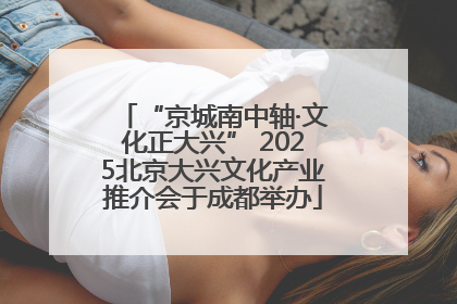 “京城南中轴·文化正大兴” 2025北京大兴文化产业推介会于成都举办