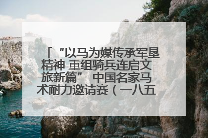 “以马为媒传承军垦精神 重组骑兵连启文旅新篇” 中国名家马术耐力邀请赛（一八五团站）暨重启骑兵连活动正式启动