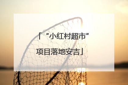 “小红村超市”项目落地安吉