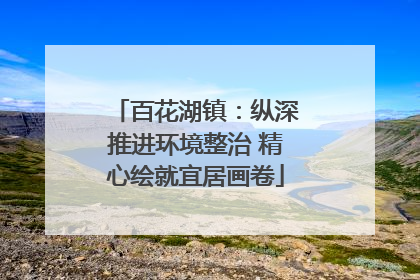 百花湖镇：纵深推进环境整治 精心绘就宜居画卷