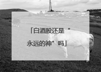 白酒股还是“永远的神”吗