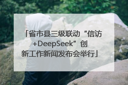 省市县三级联动“信访+DeepSeek”创新工作新闻发布会举行