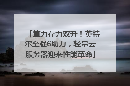 算力存力双升！英特尔至强6助力，轻量云服务器迎来性能革命