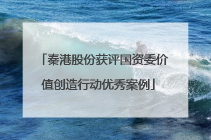 秦港股份获评国资委价值创造行动优秀案例
