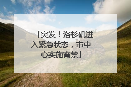 突发！洛杉矶进入紧急状态，市中心实施宵禁