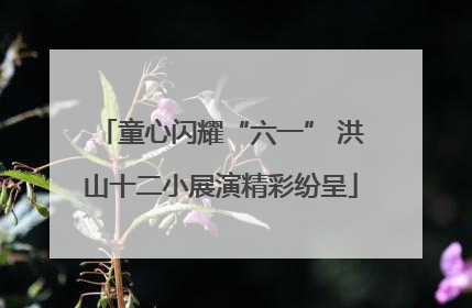 童心闪耀“六一” 洪山十二小展演精彩纷呈