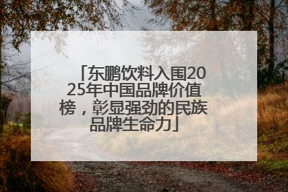 东鹏饮料入围2025年中国品牌价值榜，彰显强劲的民族品牌生命力