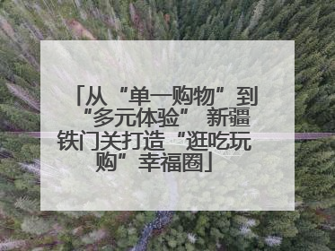 从“单一购物”到“多元体验” 新疆铁门关打造“逛吃玩购”幸福圈