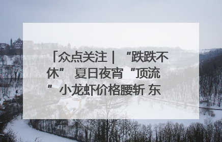 众点关注｜“跌跌不休” 夏日夜宵“顶流”小龙虾价格腰斩 东营人的快乐来了