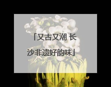 又古又潮 长沙非遗好韵味