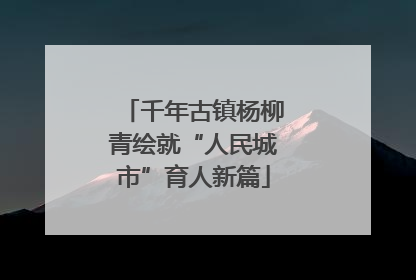 千年古镇杨柳青绘就“人民城市”育人新篇