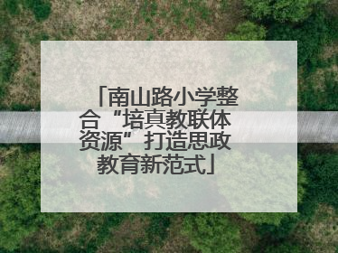南山路小学整合“培真教联体资源”打造思政教育新范式
