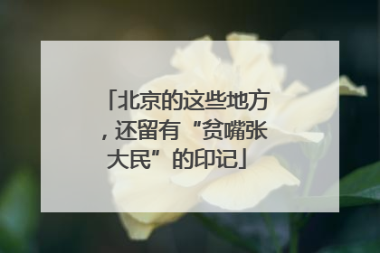 北京的这些地方，还留有“贫嘴张大民”的印记