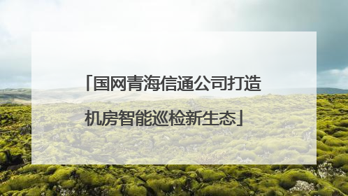 国网青海信通公司打造机房智能巡检新生态
