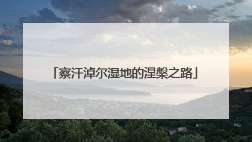 察汗淖尔湿地的涅槃之路