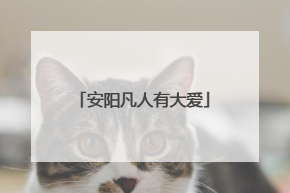安阳凡人有大爱