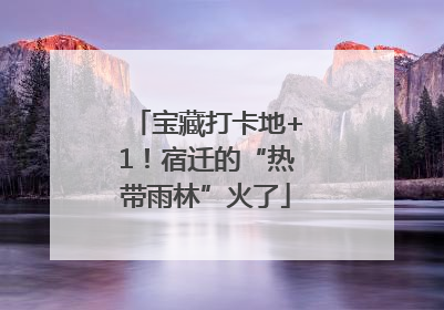 宝藏打卡地+1！宿迁的“热带雨林”火了