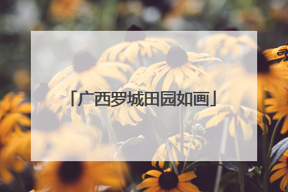 广西罗城田园如画