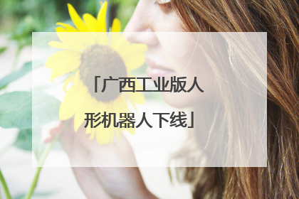 广西工业版人形机器人下线
