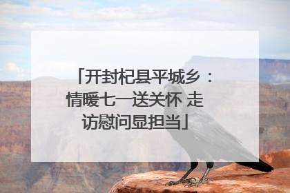 开封杞县平城乡：情暖七一送关怀 走访慰问显担当