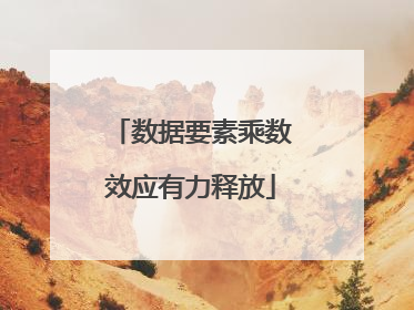 数据要素乘数效应有力释放