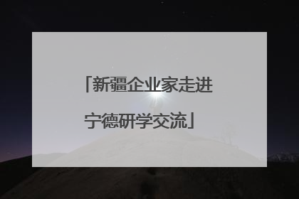 新疆企业家走进宁德研学交流