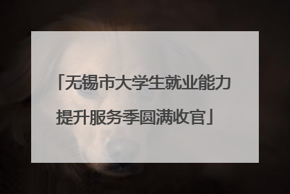 无锡市大学生就业能力提升服务季圆满收官
