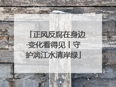 正风反腐在身边·变化看得见丨守护漓江水清岸绿