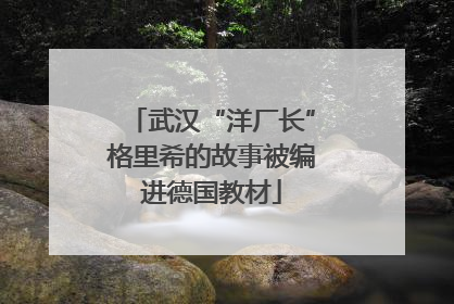 武汉“洋厂长”格里希的故事被编进德国教材
