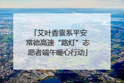 艾叶香囊系平安 常德高速“路灯”志愿者端午暖心行动