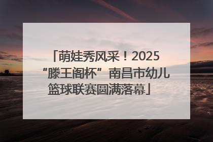萌娃秀风采！2025“滕王阁杯”南昌市幼儿篮球联赛圆满落幕