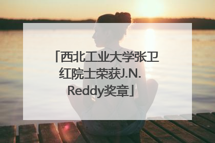 西北工业大学张卫红院士荣获J.N.Reddy奖章
