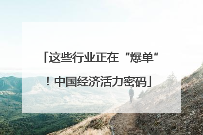 这些行业正在“爆单”！中国经济活力密码
