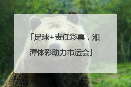 足球+责任彩票，湘潭体彩助力市运会