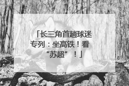 长三角首趟球迷专列：坐高铁！看“苏超”！