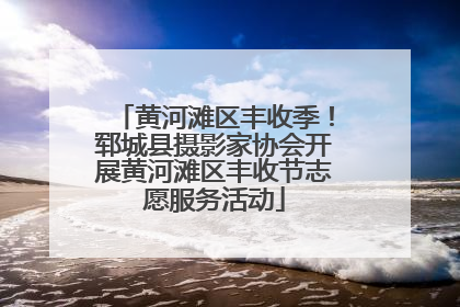 黄河滩区丰收季！郓城县摄影家协会开展黄河滩区丰收节志愿服务活动