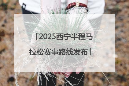 2025西宁半程马拉松赛事路线发布