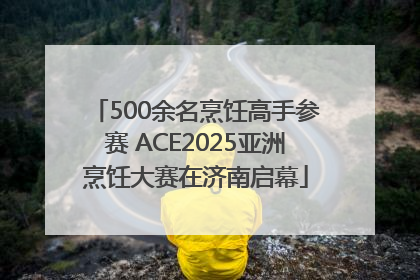 500余名烹饪高手参赛 ACE2025亚洲烹饪大赛在济南启幕