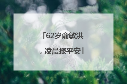 62岁俞敏洪，凌晨报平安