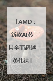 AMD：新款AI芯片全面超越英伟达