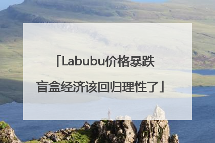 Labubu价格暴跌 盲盒经济该回归理性了